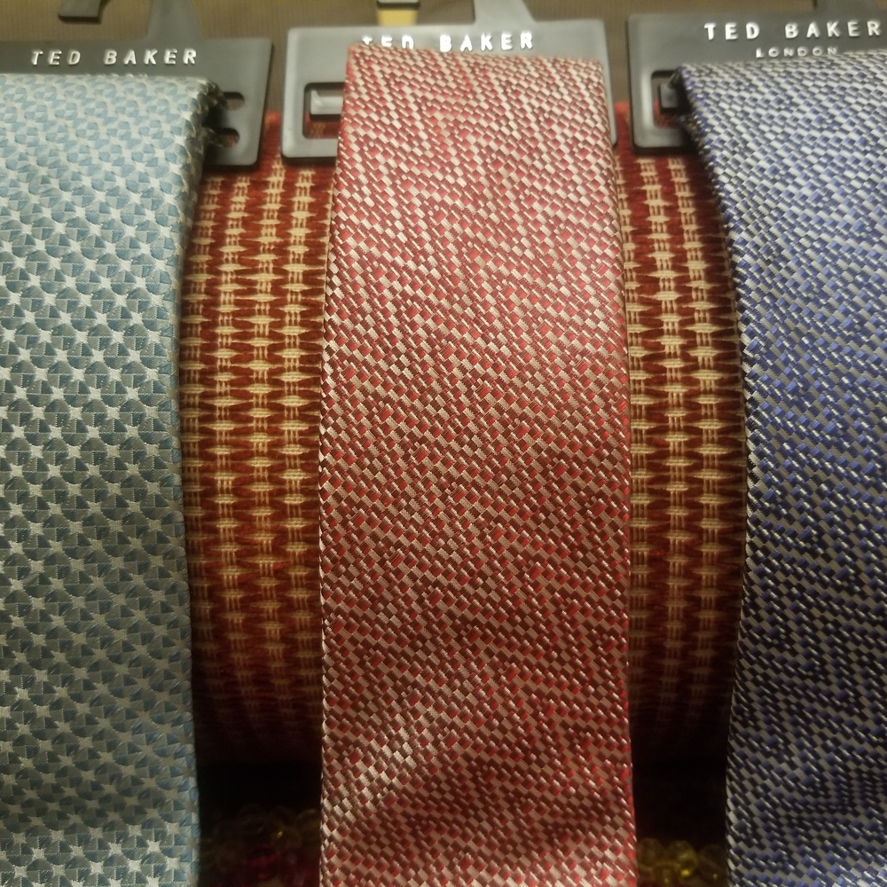 Celebrity Owned!!! Ted Baker Red and Blue Tie Collection
